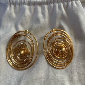 KHOI EDNA earrings gold